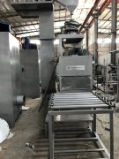 石材 五金板材等無(wú)氣通過(guò)式自動(dòng)噴砂機(jī)